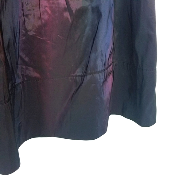 Funky Wearable Art Iridescent Hi Waist Full Skirt Fully lined Size 8 - EUC! - Picture 13 of 16